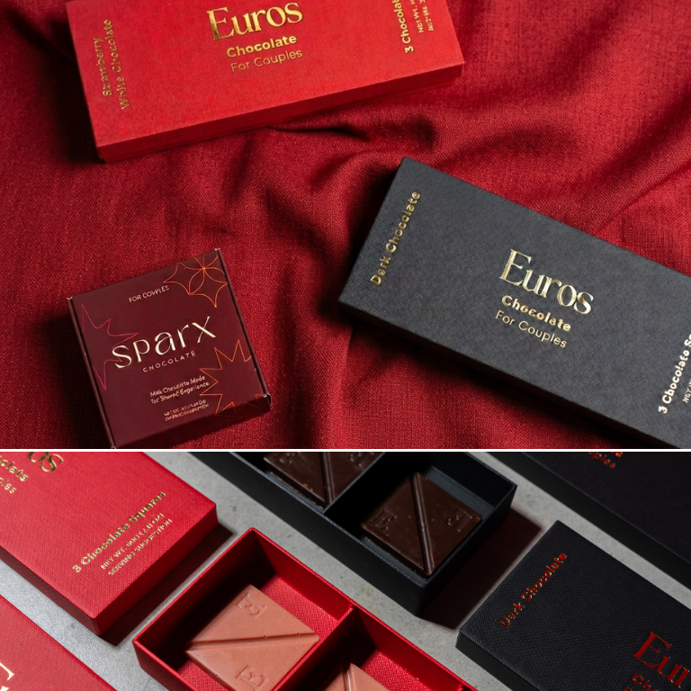 Euros-Sparx Combo (Dark + Strawberry +Milk Chocolate)